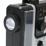 LED Hand Crank Radio AM FM SW Solar Dynamo Outdoor Emergency Radio with Portable Flashlight