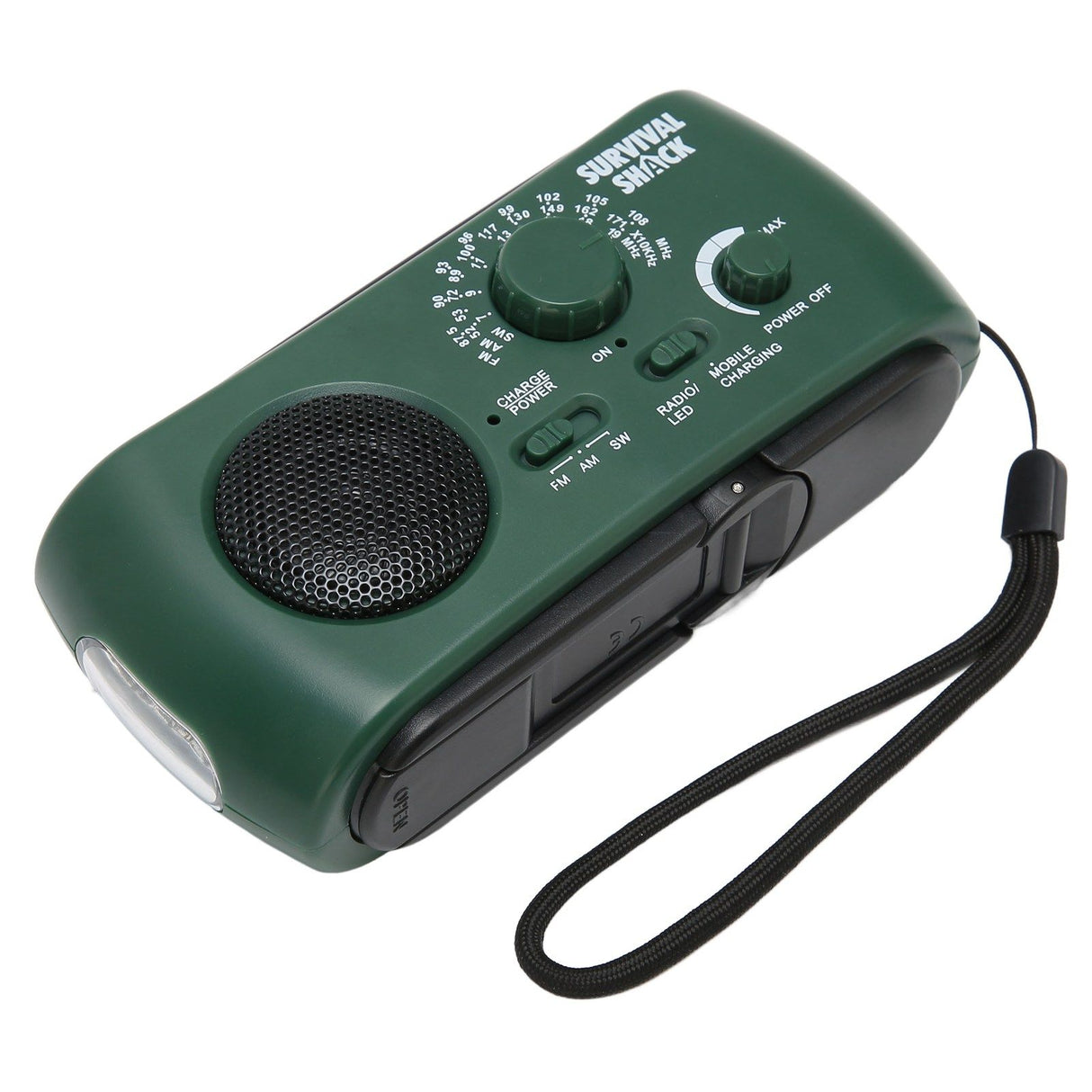 Hand Crank Radio Portable Practical LED Torch Outdoor Multi Band AM/FM/SW Solar Hand Crank Weather Radio