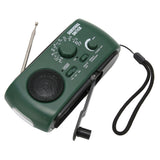 Hand Crank Radio Portable Practical LED Torch Outdoor Multi Band AM/FM/SW Solar Hand Crank Weather Radio - Close-Up Angle