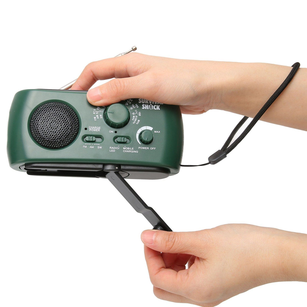 Hand Crank Radio Portable Practical LED Torch Outdoor Multi Band AM/FM/SW Solar Hand Crank Weather Radio