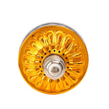 LED Full Color Rotating Lamp RGB LED Color Changing Light Bulb for Party Homes BirthdaysGolden Bulb (6 Colors) - Side View