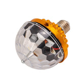 LED Full Color Rotating Lamp RGB LED Color Changing Light Bulb for Party Homes BirthdaysGolden Bulb (6 Colors) - Low Angle