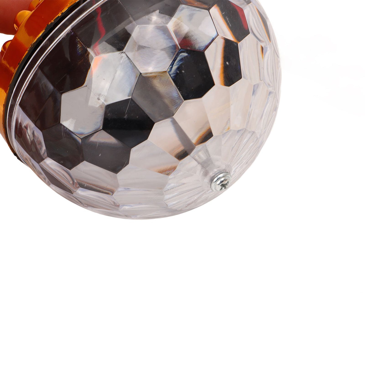 LED Full Color Rotating Lamp RGB LED Color Changing Light Bulb for Party Homes BirthdaysGolden Bulb (6 Colors)