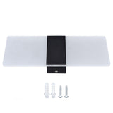 LED Wall Lamp 6W Acrylic Wall Light 360° Luminous High Brightness Preservative Up Down Lights for Bedroom Canteen 90‑265VBlack