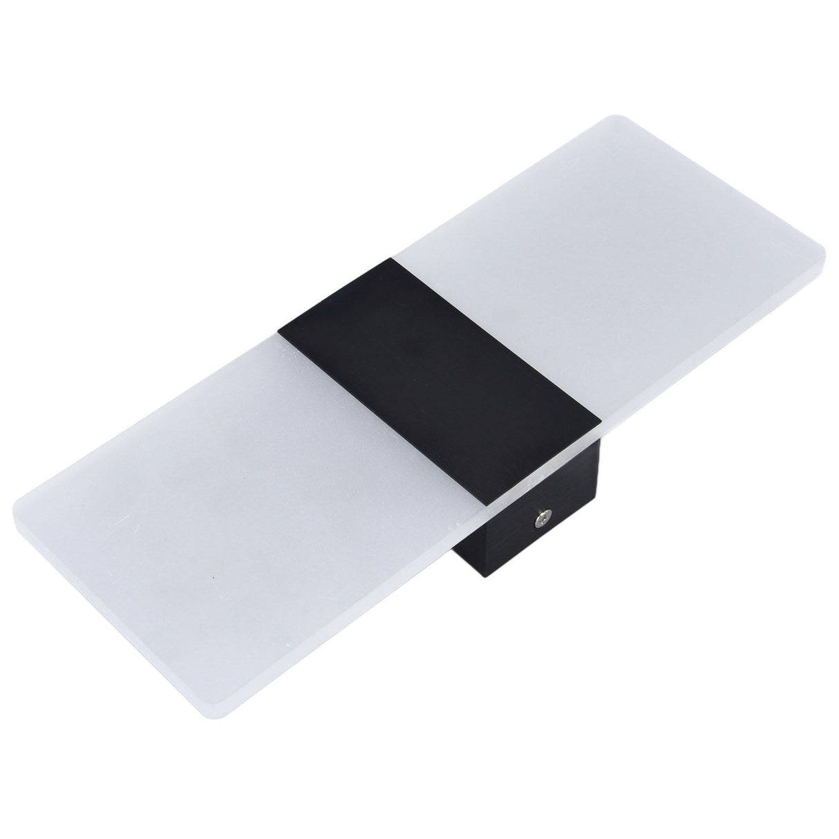 LED Wall Lamp 6W Acrylic Wall Light 360° Luminous High Brightness Preservative Up Down Lights for Bedroom Canteen 90‑265VBlack
