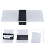 LED Wall Lamp 6W Acrylic Wall Light 360° Luminous High Brightness Preservative Up Down Lights for Bedroom Canteen 90‑265VBlack