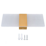LED Wall Lamp 6W Acrylic Wall Light 360° Luminous High Brightness Preservative Up Down Lights for Bedroom Canteen 90‑265VGold