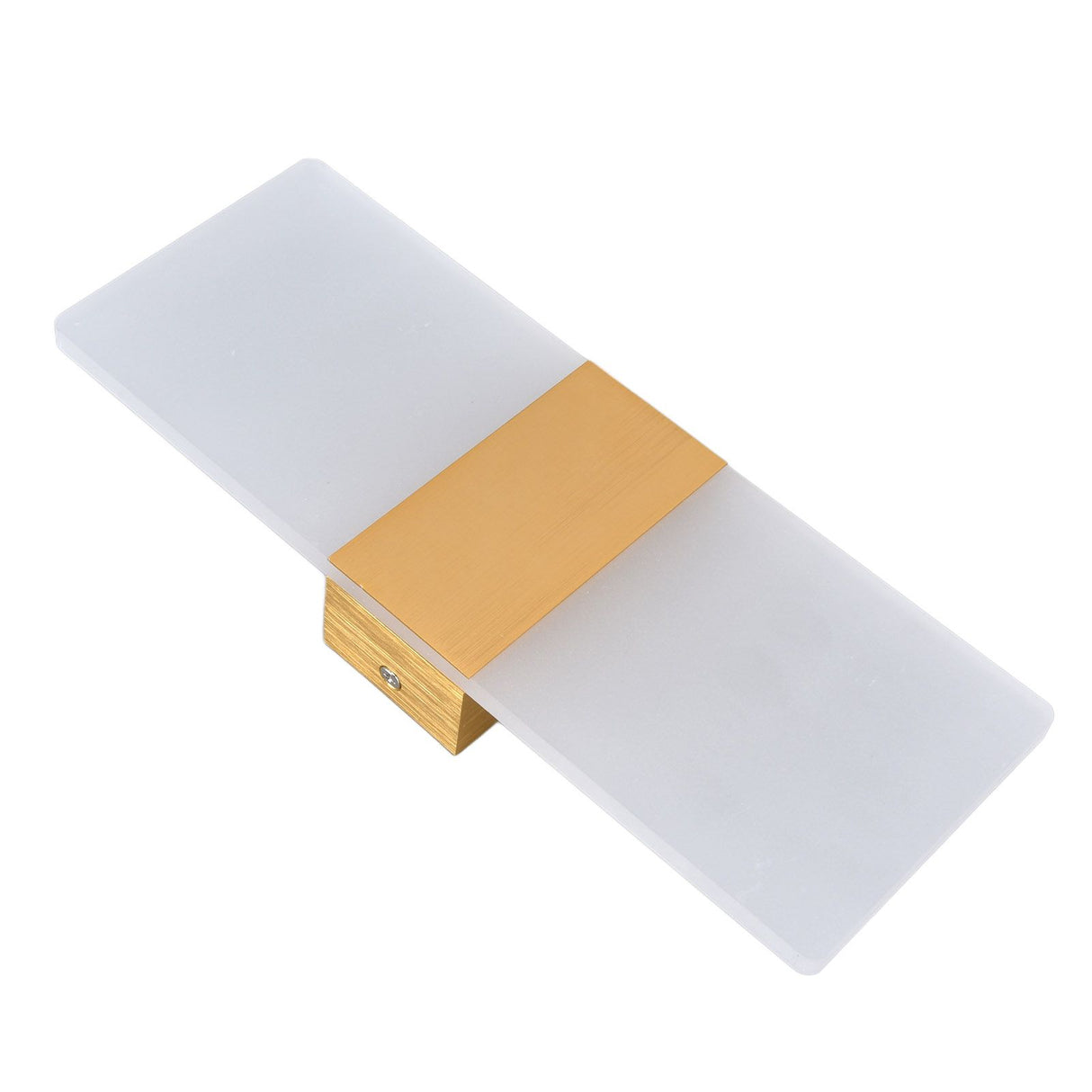 LED Wall Lamp 6W Acrylic Wall Light 360° Luminous High Brightness Preservative Up Down Lights for Bedroom Canteen 90‑265VGold
