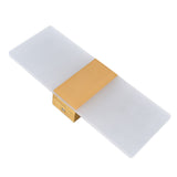 LED Wall Lamp 6W Acrylic Wall Light 360° Luminous High Brightness Preservative Up Down Lights for Bedroom Canteen 90‑265VGold