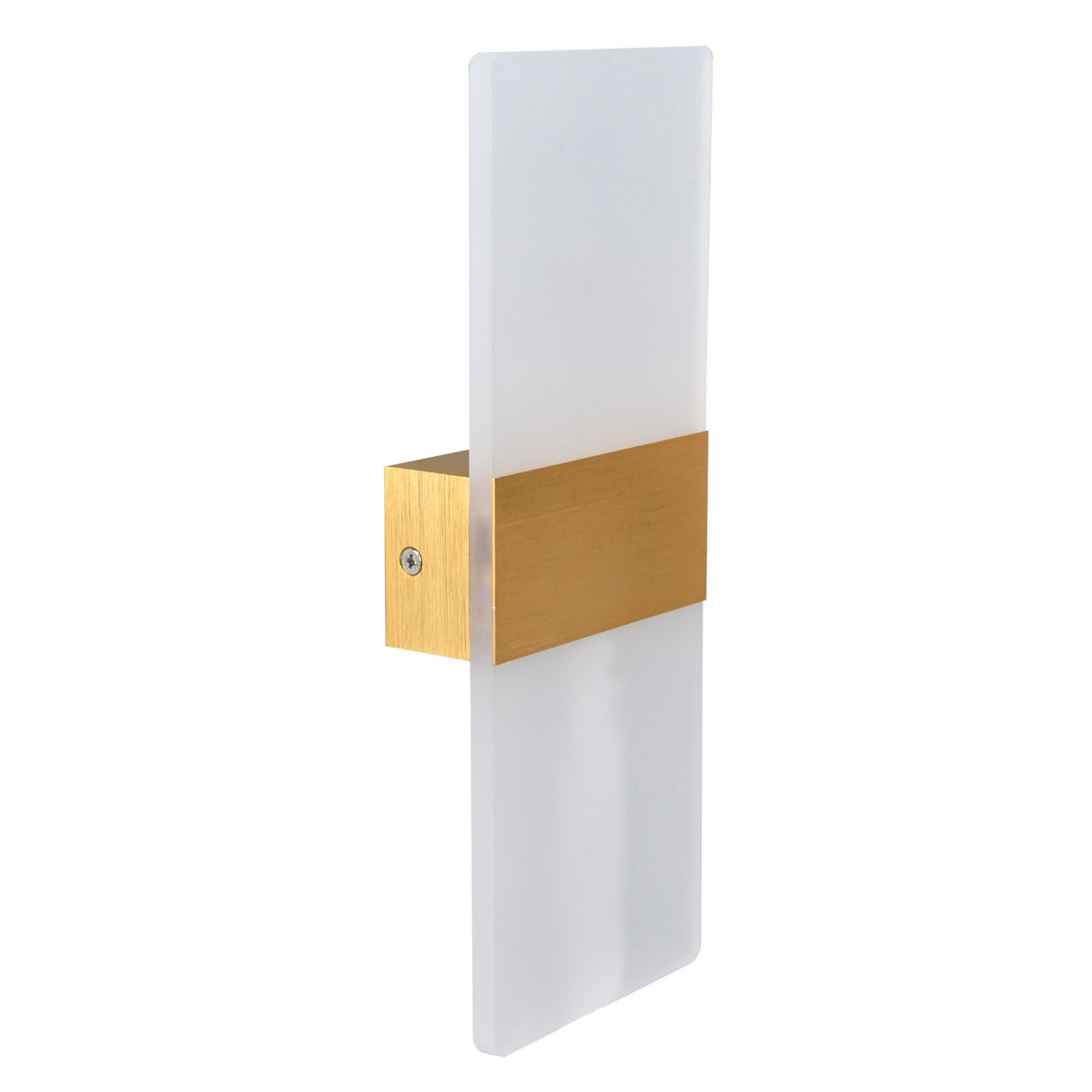 LED Wall Lamp 6W Acrylic Wall Light 360° Luminous High Brightness Preservative Up Down Lights for Bedroom Canteen 90‑265VGold