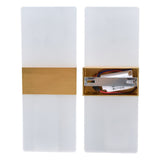 LED Wall Lamp 6W Acrylic Wall Light 360° Luminous High Brightness Preservative Up Down Lights for Bedroom Canteen 90‑265VGold - Extra Image