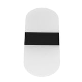 LED Wall Light Acrylic 360° Up Down 6W Warm Modern Wall Lamp for Hallway Bedroom Restaurant 90‑265V Black - Extra Image