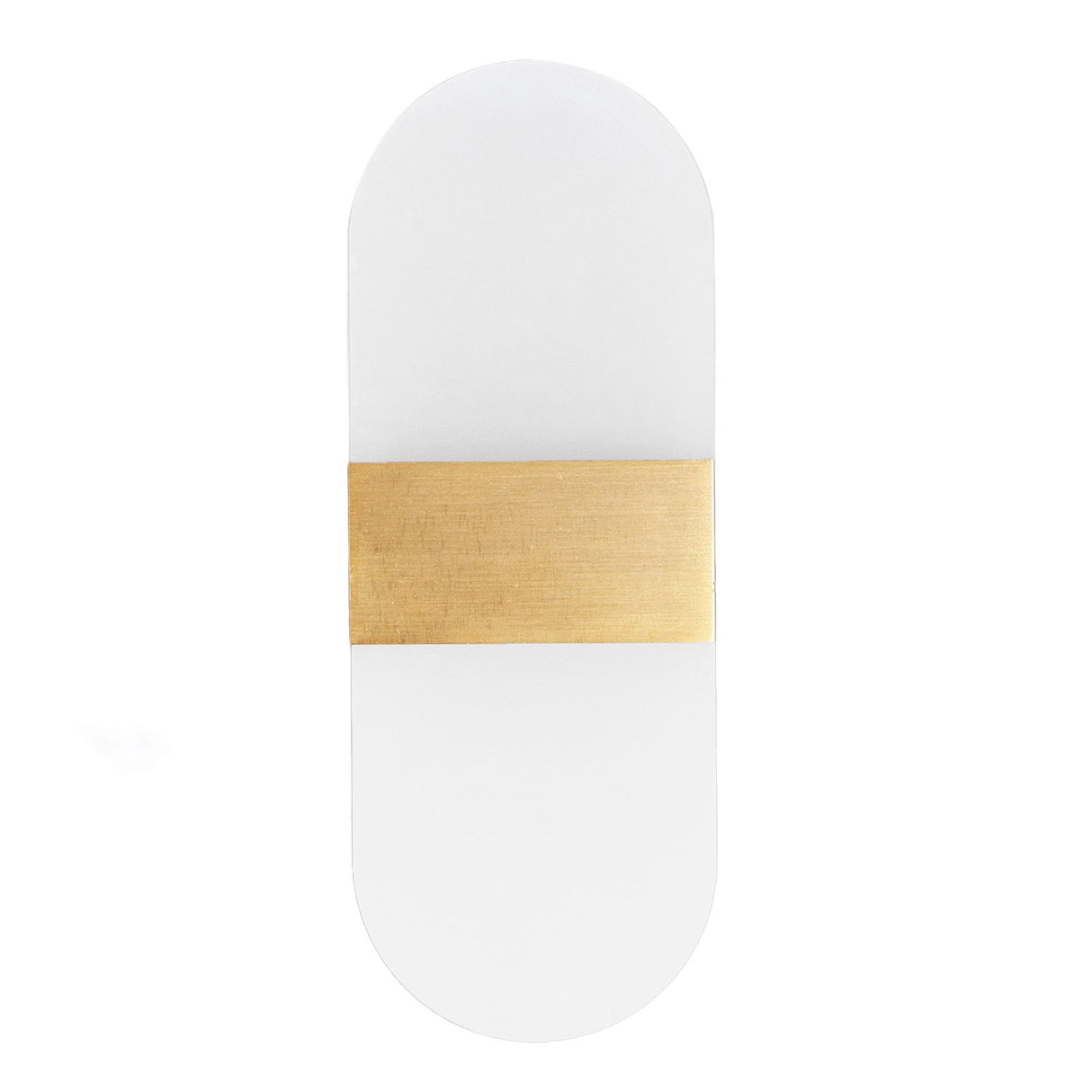 LED Wall Light Acrylic 360° Up Down 6W Warm Modern Wall Lamp for Hallway Bedroom Restaurant 90‑265V Gold