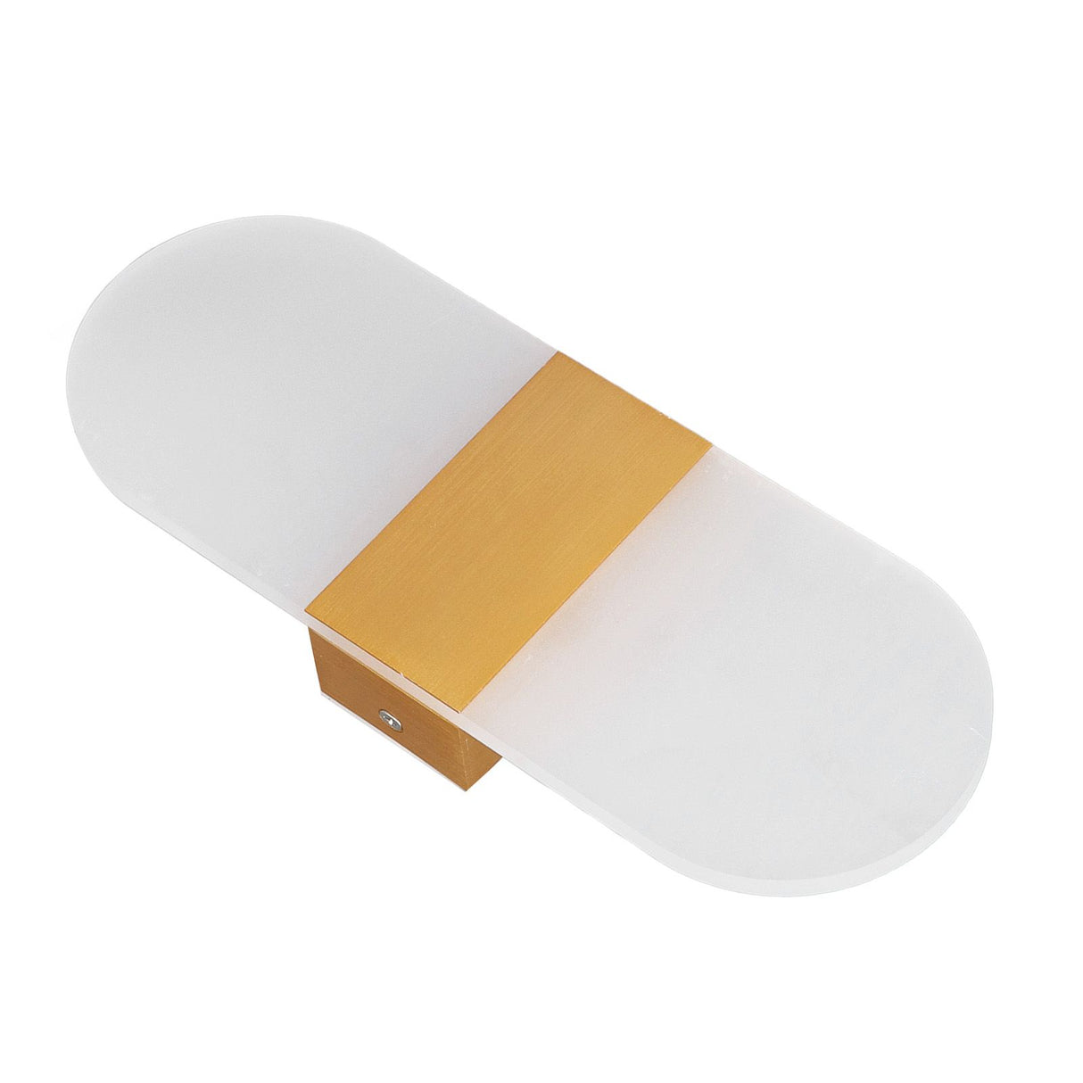 LED Wall Light Acrylic 360° Up Down 6W Warm Modern Wall Lamp for Hallway Bedroom Restaurant 90‑265V Gold