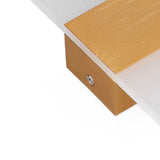 LED Wall Light Acrylic 360° Up Down 6W Warm Modern Wall Lamp for Hallway Bedroom Restaurant 90‑265V Gold - Extra Image