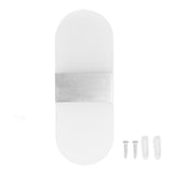 LED Wall Light Acrylic 360° Up Down 6W Warm Modern Wall Lamp for Hallway Bedroom Restaurant 90‑265V White