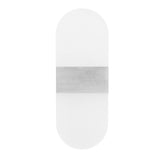 LED Wall Light Acrylic 360° Up Down 6W Warm Modern Wall Lamp for Hallway Bedroom Restaurant 90‑265V White