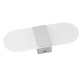 LED Wall Light Acrylic 360° Up Down 6W Warm Modern Wall Lamp for Hallway Bedroom Restaurant 90‑265V White