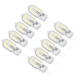 10Pcs G4 LED Bulb Brightness Dimming High Color Rendering Transparent Shell Light Bulbs for Landscape Lights DC 12V White Light - Rear View