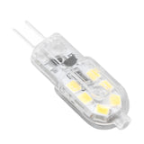 10Pcs G4 LED Bulb Brightness Dimming High Color Rendering Transparent Shell Light Bulbs for Landscape Lights DC 12V White Light