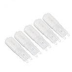 5Pcs G9 LED Bulb Brightness Dimmable High Color Rendering White Shell 22 LEDs Light Bulb for Landscape Lights AC 220V Warm Light