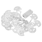 20LED Ramadan Lamp String Fairy Ornament Eid Mubarak String Lights 3 Meter for Wedding Birthday Party - Top-Down View