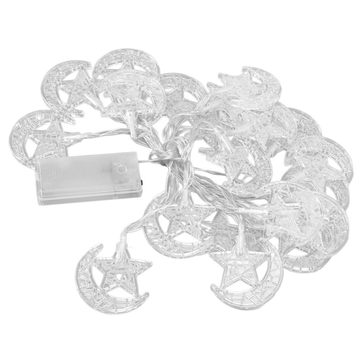 20LED Ramadan Lamp String Fairy Ornament Eid Mubarak String Lights 3 Meter for Wedding Birthday Party