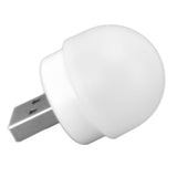 5pcs USB Night Lights Plug In Energy Saving Eye Protection Mini LED Bulb for Bedroom Bathroom Nursery Hallway White Light 5PCS