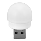 5pcs USB Night Lights Plug In Energy Saving Eye Protection Mini LED Bulb for Bedroom Bathroom Nursery Hallway White Light 5PCS