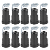 10PCS 125V E12 Lamp Holder E12 Hanging Light Lampholder Lamp Base for Household Office 43mm / 1.7in - Front View