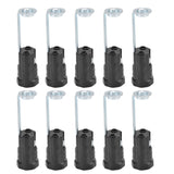 10PCS 125V E12 Lamp Holder E12 Hanging Light Lampholder Lamp Base for Household Office 70mm / 2.8in - Front View
