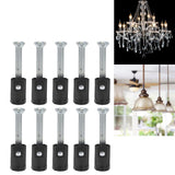 10PCS 125V E12 Lamp Holder E12 Hanging Light Lampholder Lamp Base for Household Office 78mm / 3.1in