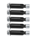 5Pcs M10 Sloped Ceiling Adapter for Ceiling Lamp Pendant Light Chandelier Track Suspension Accessories M10 External Gear Steering Joint Black - Top-Down View