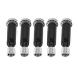 5Pcs M10 Sloped Ceiling Adapter for Ceiling Lamp Pendant Light Chandelier Track Suspension Accessories M10 External Gear Steering Joint Black - 45-Degree Angle