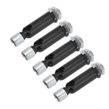 5Pcs M10 Sloped Ceiling Adapter for Ceiling Lamp Pendant Light Chandelier Track Suspension Accessories M10 External Gear Steering Joint Black
