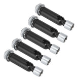 5Pcs M10 Sloped Ceiling Adapter for Ceiling Lamp Pendant Light Chandelier Track Suspension Accessories M10 External Gear Steering Joint Black
