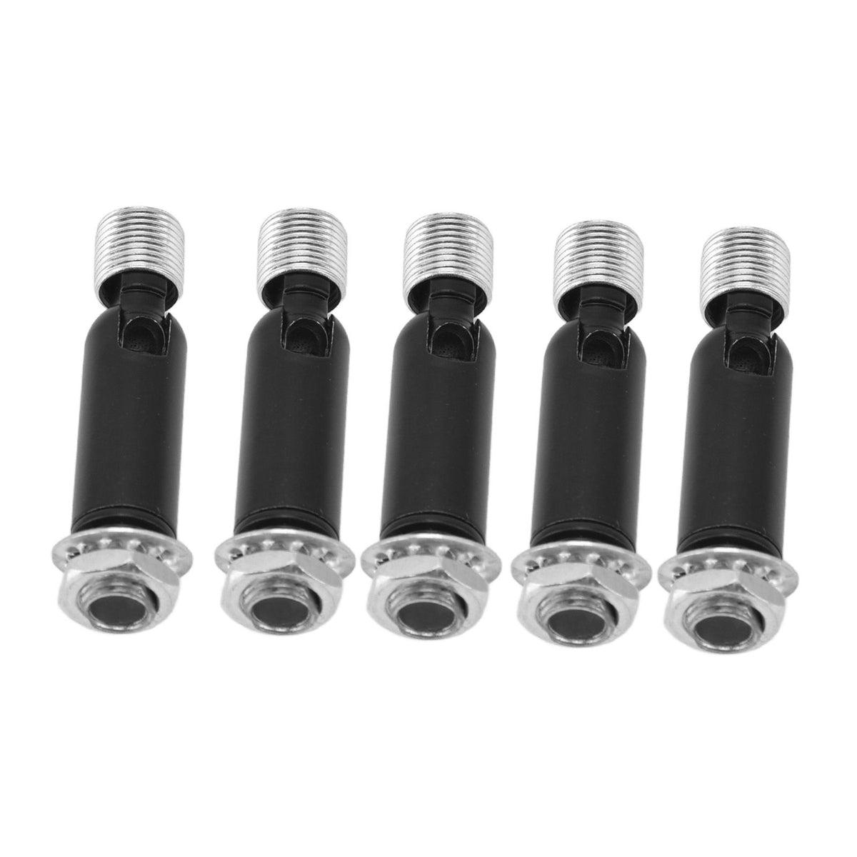 5Pcs M10 Sloped Ceiling Adapter for Ceiling Lamp Pendant Light Chandelier Track Suspension Accessories M10 External Gear Steering Joint Black
