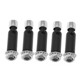 5Pcs M10 Sloped Ceiling Adapter for Ceiling Lamp Pendant Light Chandelier Track Suspension Accessories M10 External Gear Steering Joint Black