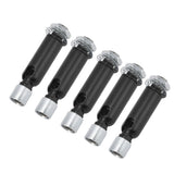 5Pcs M10 Sloped Ceiling Adapter for Ceiling Lamp Pendant Light Chandelier Track Suspension Accessories M10 External Gear Steering Joint Black