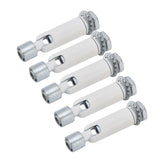 5Pcs M10 Sloped Ceiling Adapter for Ceiling Lamp Pendant Light Chandelier Track Suspension Accessories M10 External Gear Steering Joint White - Close-Up Angle