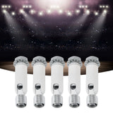 5Pcs M10 Sloped Ceiling Adapter for Ceiling Lamp Pendant Light Chandelier Track Suspension Accessories M10 External Gear Steering Joint White - Extra Image