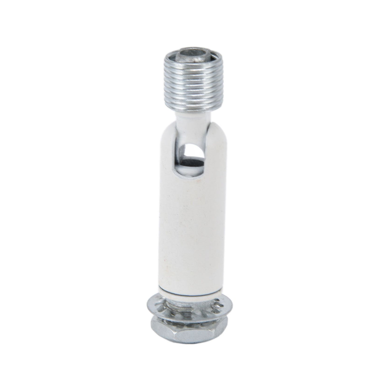 5Pcs M10 Sloped Ceiling Adapter for Ceiling Lamp Pendant Light Chandelier Track Suspension Accessories M10 External Gear Steering Joint White