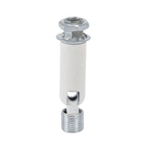 5Pcs M10 Sloped Ceiling Adapter for Ceiling Lamp Pendant Light Chandelier Track Suspension Accessories M10 External Gear Steering Joint White