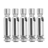 5Pcs M10 Sloped Ceiling Adapter for Ceiling Lamp Pendant Light Chandelier Track Suspension Accessories M10 External Gear Steering Joint Chrome - Rear View