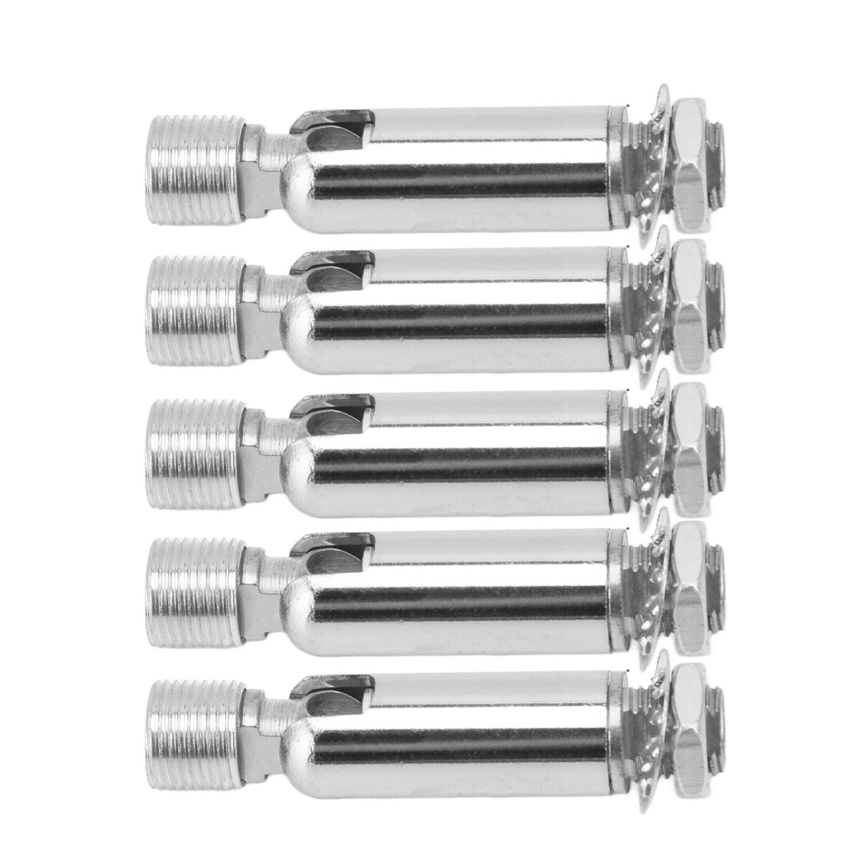 5Pcs M10 Sloped Ceiling Adapter for Ceiling Lamp Pendant Light Chandelier Track Suspension Accessories M10 External Gear Steering Joint Chrome