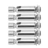5Pcs M10 Sloped Ceiling Adapter for Ceiling Lamp Pendant Light Chandelier Track Suspension Accessories M10 External Gear Steering Joint Chrome - Close-Up Angle