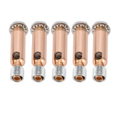 5Pcs M10 Sloped Ceiling Adapter for Ceiling Lamp Pendant Light Chandelier Track Suspension Accessories M10 External Gear Steering Joint Rose Gold
