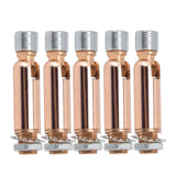 5Pcs M10 Sloped Ceiling Adapter for Ceiling Lamp Pendant Light Chandelier Track Suspension Accessories M10 External Gear Steering Joint Rose Gold