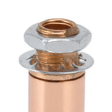5Pcs M10 Sloped Ceiling Adapter for Ceiling Lamp Pendant Light Chandelier Track Suspension Accessories M10 External Gear Steering Joint Rose Gold
