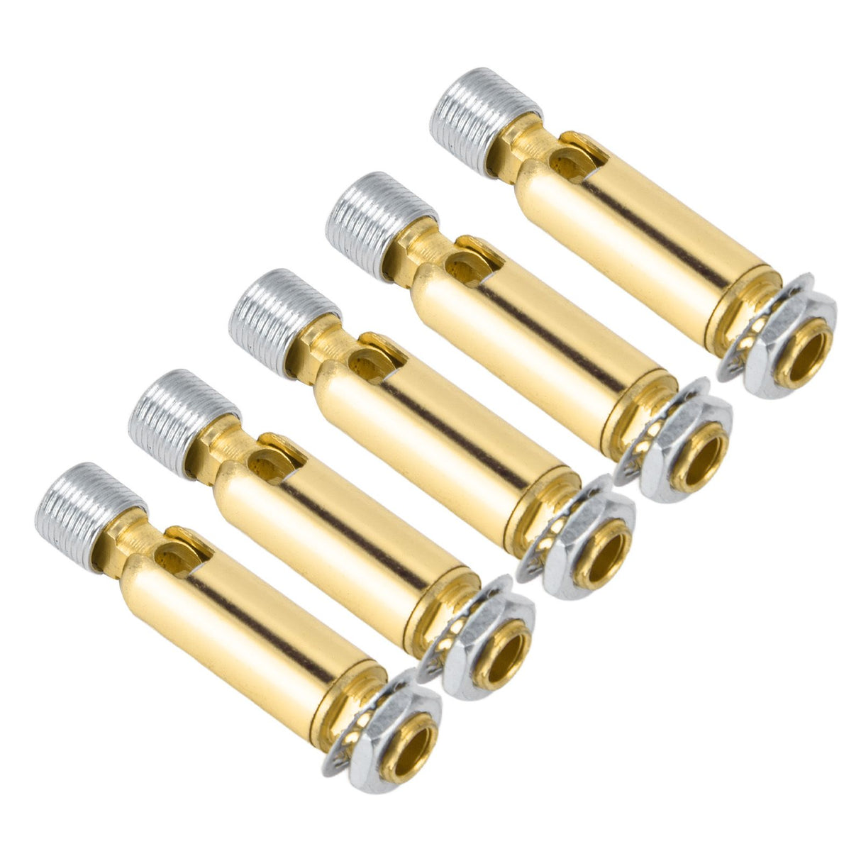5Pcs M10 Sloped Ceiling Adapter for Ceiling Lamp Pendant Light Chandelier Track Suspension Accessories M10 External Gear Steering Joint Bronze